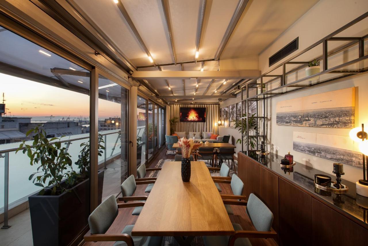 S Hotel Boutique Thessaloníki Luaran gambar The Sky Bar
